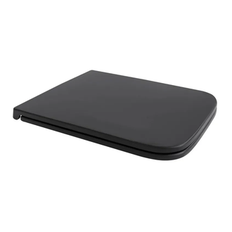 Сидіння-кришка для унітазу Mixxus Premium SEAT COVER QUADRO-2001 BLACK з мікроліфтом 427х344х39mm ( (MP6616)
