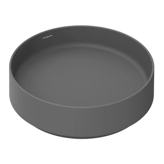 Раковина накладна на стільницю Ø40 х h12 см Hansgrohe Xuniva Evo S (без переливу, Slate Matt Grey)  60323760