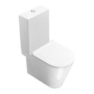Унитаз напольный с бачком Catalano New Zero с сиденьем Soft Close plus (ободковый) (1MPZN00+1SCSC00+5SCSTP000) фото 1 Aquada.com.ua