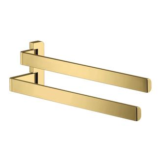 Двойной полотенцедержатель 409 мм Axor Universal Accessories, полированное золото (42821990) фото 1 Aquada.com.ua