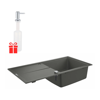 Набор Grohe мойка кухонная K400 31641AT0 + дозатор для моющего средства Contemporary 40536000 (31641AT040536000)