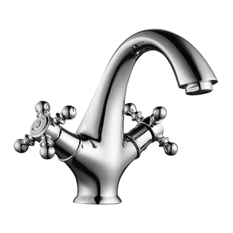 Смеситель для раковины Devit Retro (цвет- хром) (43611127) фото 1 Aquada.com.ua