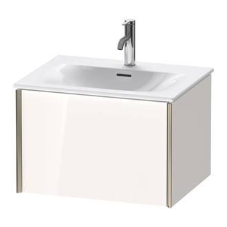 Тумба подвесная под раковину Duravit XViu 61 x 48 см, белый глянцевый (XV40320B122) фото 1 Aquada.com.ua