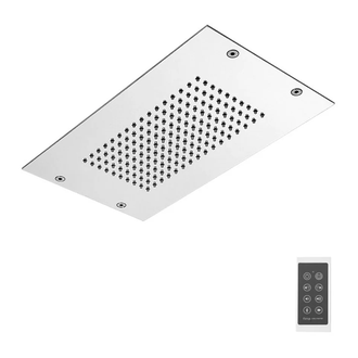 Fima Carlo Верхній душ Fima Modular стельового монтажу з нержавіючої сталі, LED підсвічування, хром (F2825CR)