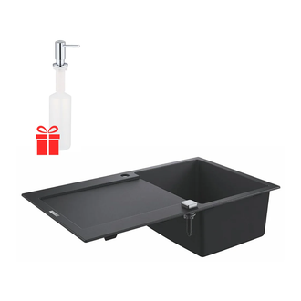 Набор Grohe мойка кухонная K500 31644AP0 + дозатор для моющего средства Contemporary 40536000 (31644AP040536000)