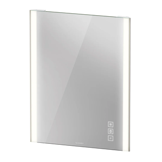 Зеркало с LED подсветкой Duravit XViu 62 х 4 х h80 см, версия "icon" (XV70410B1B1) фото 1 Aquada.com.ua