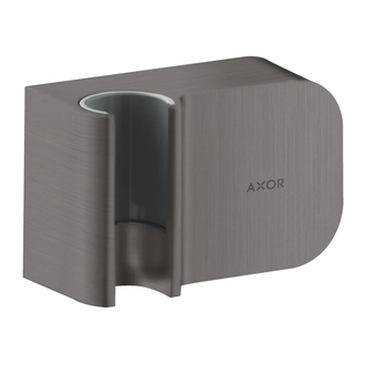 Шланговое під'єднання Axor Fixfit Porter One з власником, brushed black chrome (45723340)