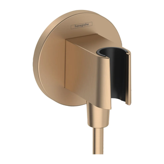Шлангове підключення Hansgrohe FixFit Porter S із тримачем, Brushed Bronze (26888140)