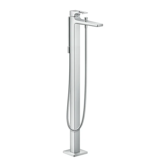 Смеситель для ванны, напольный Hansgrohe Metropol (цвет - хром) (74532000) фото 1 Aquada.com.ua