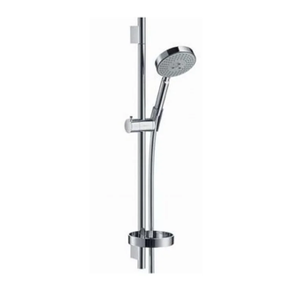 Душевой набор Hansgrohe Raindance S 120 AIR 3 jet / Unica'S Puro (27886000) фото 1 Aquada.com.ua