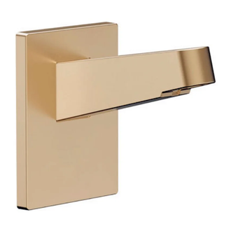 Настенный переходник для верхнего душа Ø 260 мм Hansgrohe Pulsify (цвет - шлифованная бронза) 24149140