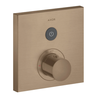 Термостат на 1 потребитель, скрытого монтажа Axor ShowerSelect (цвет - матовое красное золото) (36714310) фото 1 Aquada.com.ua
