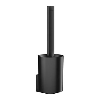 Ёршик подвесной Hansgrohe WallStoris, чёрный матовый (27927670) фото 1 Aquada.com.ua