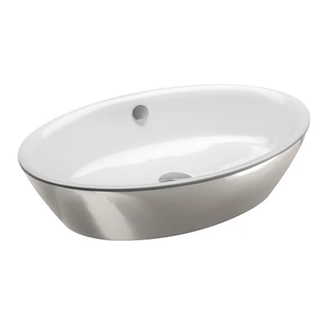 Раковина накладная на столешницу Catalano Gold & Silver 60 х 42 см (160VLNBA) фото 1 Aquada.com.ua