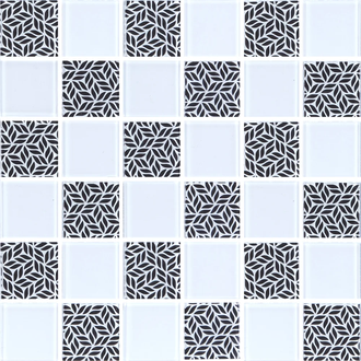 КОТТО КЕРАМІКА Мозаїка скляна GMP 0848011 СC print 10/ral 7047 300x300 (кубик 4,8х4,8) Кераміка Лео УКРАЇНА