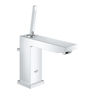 Смеситель однорычажный для раковины Grohe Eurocube Joy DN 15 M-Size (цвет - хром) с донным клапаном (23657000) фото 1 Aquada.com.ua