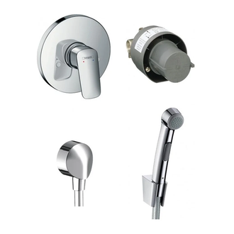 Гігієнічний душ Hansgrohe Logis S зі змішувачем, хром (20200005)