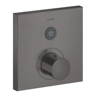 Термостат на 1 потребитель, скрытого монтажа Axor ShowerSelect (цвет - матовый чёрный хром) (36714340) фото 1 Aquada.com.ua
