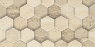 Декор Sunlight Stone Beige Geometryk 30x60 код 0915 Ceramika Paradyz (S---300X600-1-SUNL.BEG)