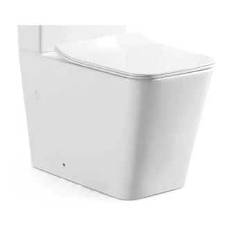 Чаша унітазу-компакту Mixxus Quadro-0403-R Bowl 640х360х835 Rimless без сидіння (MI8341)