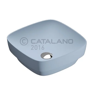 Раковина накладная на столешницу Catalano Green Lux / Colori 40 х 40 см, голубой матовый (140AGRLXAS) фото 1 Aquada.com.ua