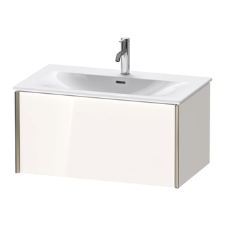Тумба подвесная под раковину Duravit XViu 81 x 48 см, белый глянцевый (XV40340B122) фото 1 Aquada.com.ua