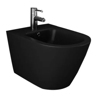 Биде подвесное Rak Ceramics Feeling, чёрный матовый (RST07504A)