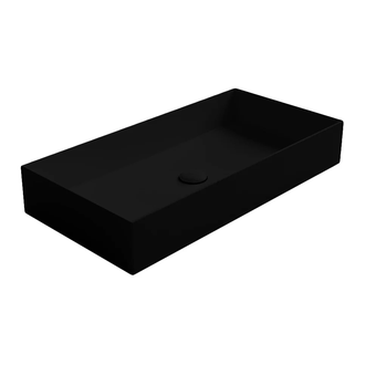 Раковина накладная на столешницу Simas Agile 80 х 40 см, Nero Matt (AG80NERO) фото 1 Aquada.com.ua