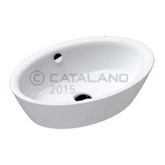 Раковина накладная на столешницу Catalano Velis 60x42 см (160VLN00) фото 1 Aquada.com.ua
