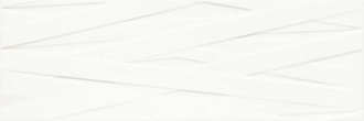 Плитка стінова Elia Bianco B RECT STR 25x75 код 1241 Ceramika Paradyz (SSR-250X750-1-ELIA.BIB)