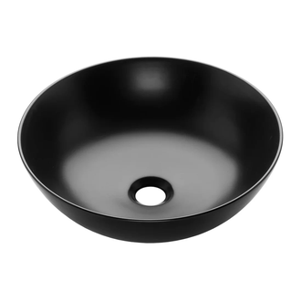 Invena Dokos Умивальник накладний 40 см, чорний (CE-19-005)