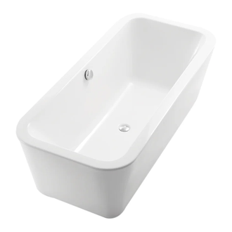 Ванна акриловая Devit Gredos 180 х 80 см + ножки и сифон (18080129) фото 1 Aquada.com.ua