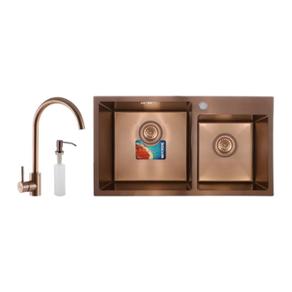 Mixxus SET-7843D-220x1.0-PVD Набір для кухні, графіт (MX0586)