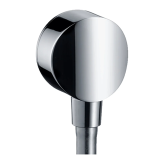 Шланговое подсоединение Hansgrohe FixFit (цвет - хром) (27453000) фото 1 Aquada.com.ua