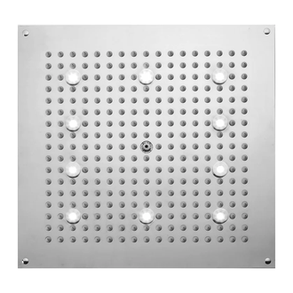 Душова лійка верхнього душа Bossini Dream Cube light, 400, хром (Y37372000030016)