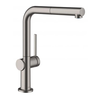 Hansgrohe Talis 270 Змішувач для кухні, Brushed Black Chrome (72809340)