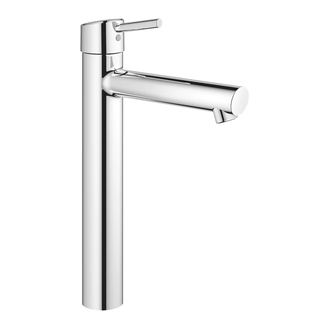 Смеситель для раковины высокий Grohe Concetto (цвет - хром), без донного клапана (23920001) фото 1 Aquada.com.ua