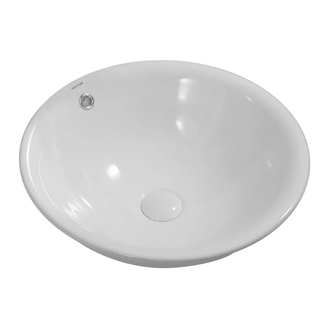 MIXXUS PREMIUM TOPPER-1601 Раковина врезная, белая (MP6571)
