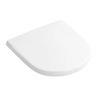 VILLEROY & BOCH O.NOVO сидение на унитаз с функцией slow closing (9M38S101) фото 1 Aquada.com.ua