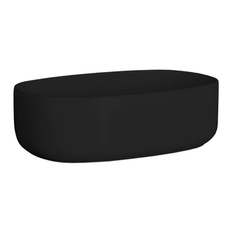 Nic-Design Умивальник на стільницю Nic Design Semplice 60х40х15 см, чорний матовий (001377008)