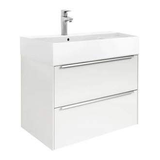 Комплект из раковины и тумбы Roca Inspira 800 х 498 х 674 мм (цвет отделки - 806 блестящий белый) (A851076806) фото 1 Aquada.com.ua
