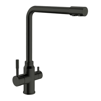 Mixxus SUS-021 Змішувач для кухні, чорний (MI5861)