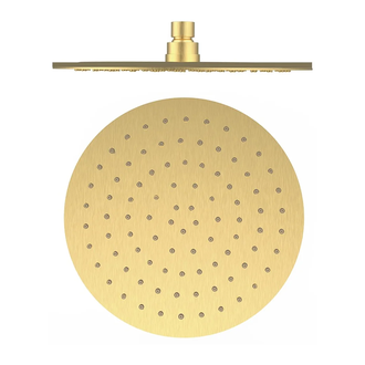 Верхній душ GRB Hydro d250 мм, Brashed Gold (00080057)
