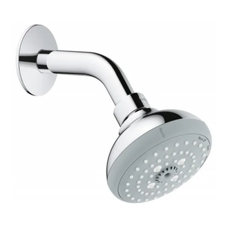 GROHE Верхний душ и душевой кронштейн, 3 режима струи New Tempesta 100 (26088001) фото 1 Aquada.com.ua