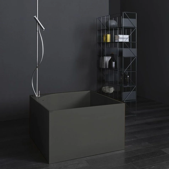 Nic-Design Ванна зі штучного каменю Nic Design Tub 100х100х60h см, Argilla матовий (014234052)