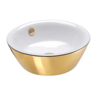 Раковина накладная на столешницу Catalano Gold & Silver 42 х 42 см (142VLNBO) фото 1 Aquada.com.ua