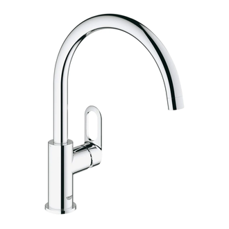 Смеситель для кухни Grohe Bau Loop (цвет - хром) (31368000) фото 4 Aquada.com.ua