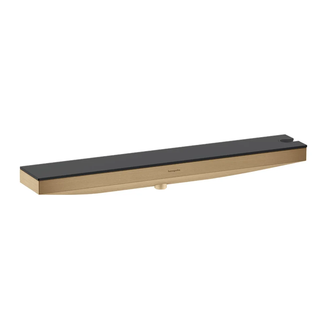 Настенный держатель Porter 500 с полкой правый Hansgrohe Porter E (цвет - шлифованная бронза) 26858140