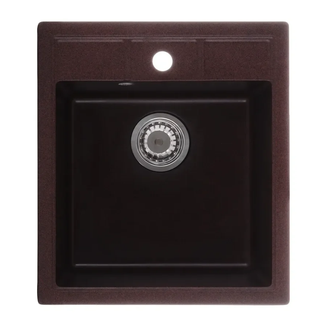 Мийка кухонна Zerix ZS-4651S-12 Коричнева (ZX4568)