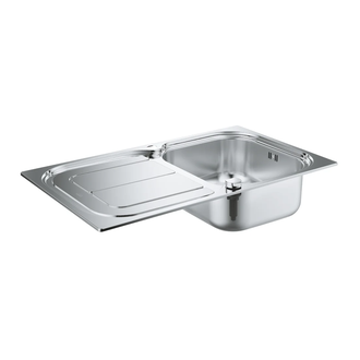 GROHE Мийка для кухні 860 x 500 мм з ексцентриком, 1 чаша, матова (31563SD0)